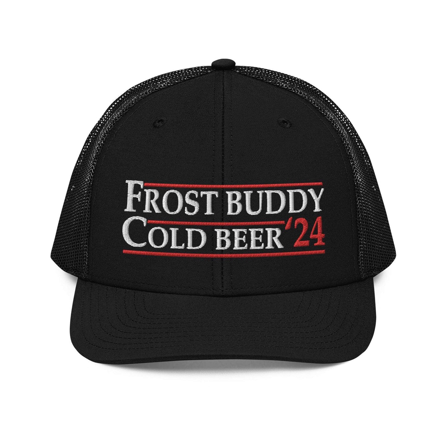 Frost Buddy Black Election Trucker Cap #color_black