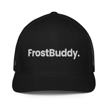 Frost Buddy Black Logo Closed-back Trucker Cap #color_black