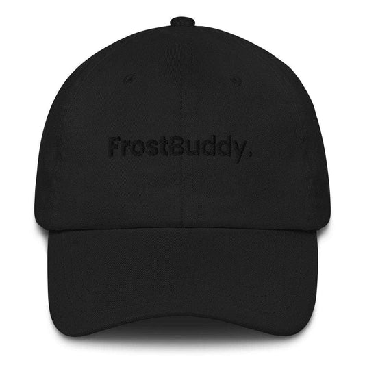 Frost Buddy Black Logo Dad Hat #color_black