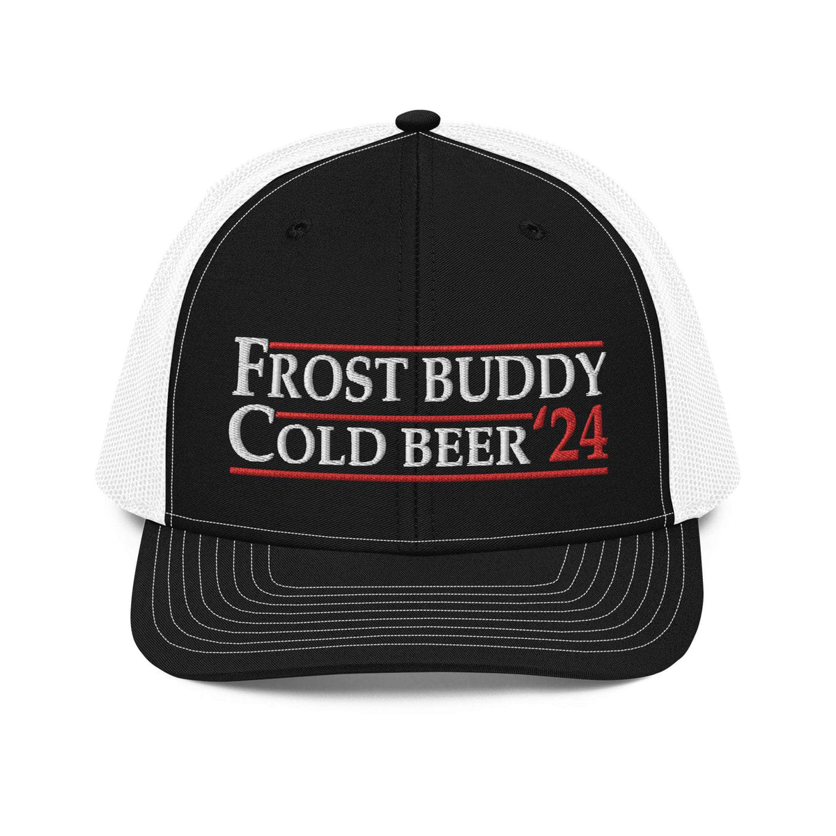 Frost Buddy Black / White Election Trucker Cap #color_black / white