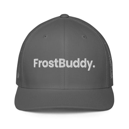 Frost Buddy Charcoal Logo Closed-back Trucker Cap #color_charcoal