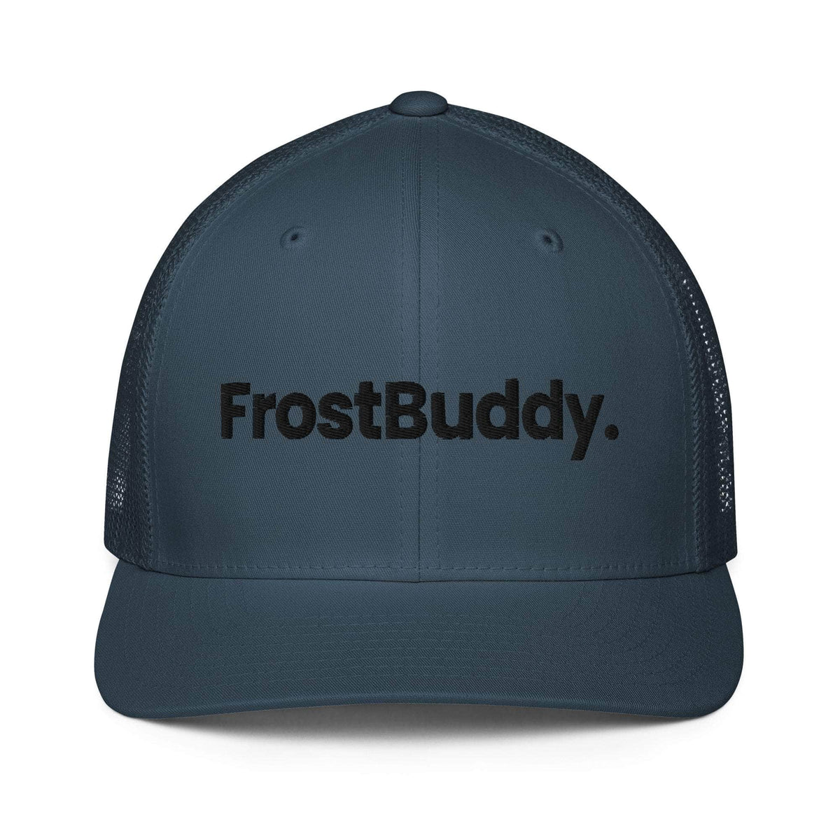 Frost Buddy Navy Logo Closed-back Trucker Cap #color_navy